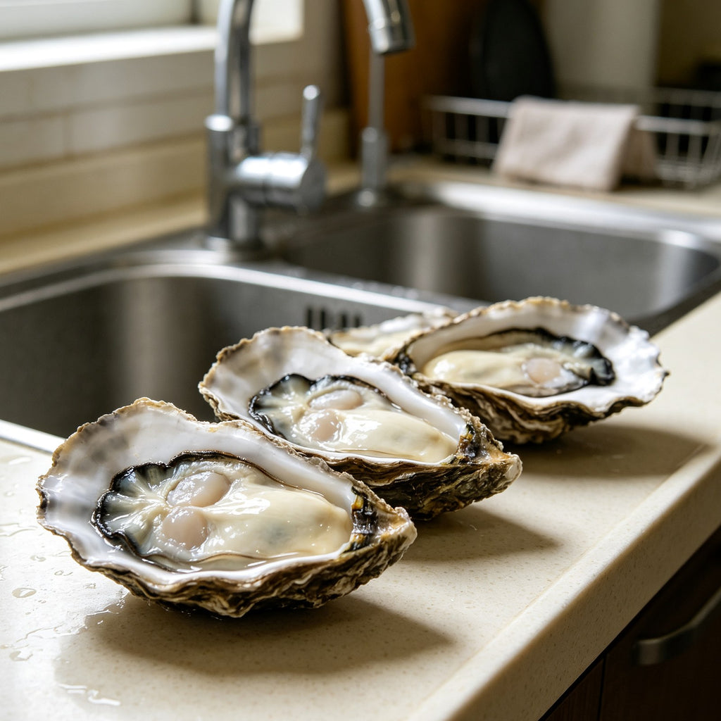 Fresh Raw Oysters - view 2